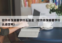 软件开发需要学什么语言（软件开发需要学什么语言呢）