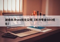 湖南长沙seo优化公司（长沙专业SEO优化）