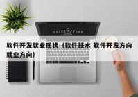 软件开发就业现状（软件技术 软件开发方向就业方向）