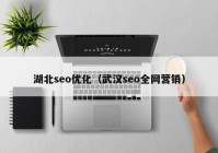 湖北seo优化（武汉seo全网营销）