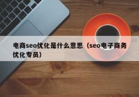 电商seo优化是什么意思（seo电子商务优化专员）